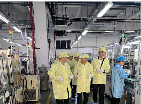 蒋文春莅临绵阳NG娱乐深圳分公司调研